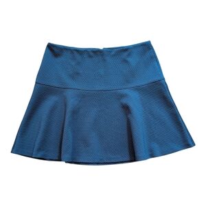 Banana Republic Blue Textured Women's Mini Skirt